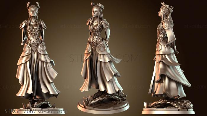 Статуэтки девушки Молодая девушка на каблуках