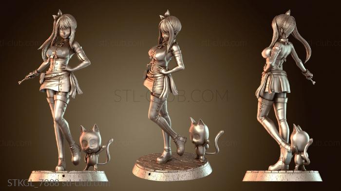 Статуэтки девушки Захен Люси Хартфилия Арм