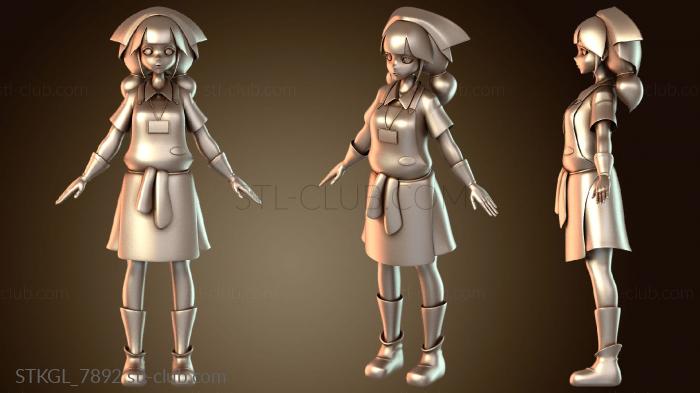 Статуэтки девушки Зарина и старшая сестра