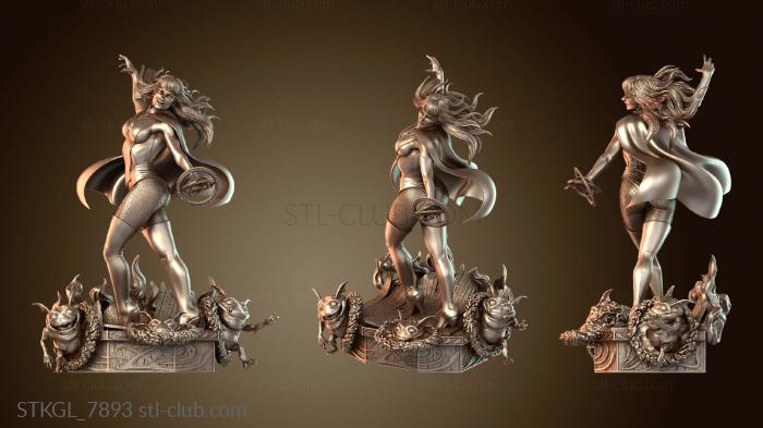 Статуэтки девушки Затанна