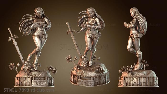 Статуэтки девушки Зельда NSFW