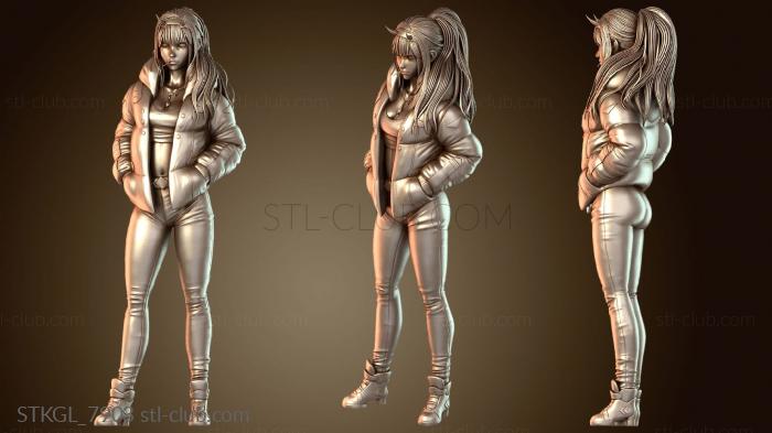 Статуэтки девушки Ноль Два Милый Вариант