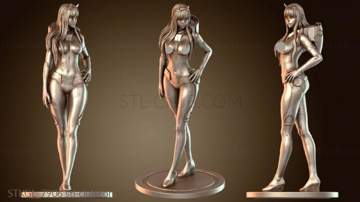 Статуэтки девушки Ноль Два