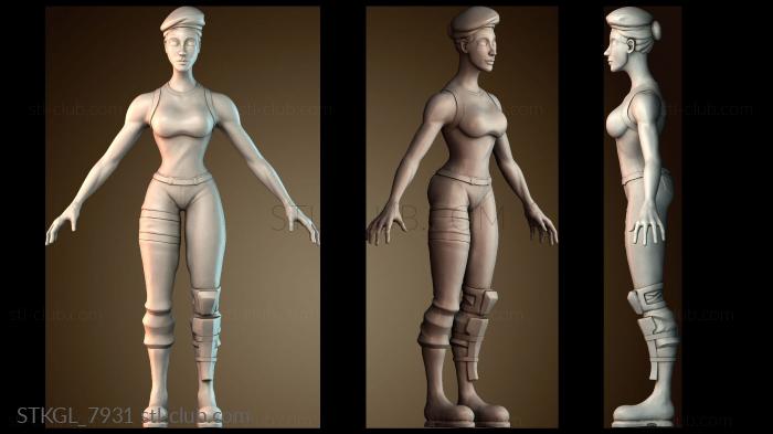 Статуэтки девушки STKGL_7931