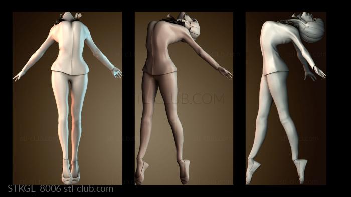 Статуэтки девушки STKGL_8006