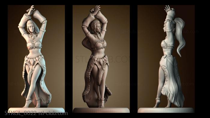 Статуэтки девушки STKGL_8022