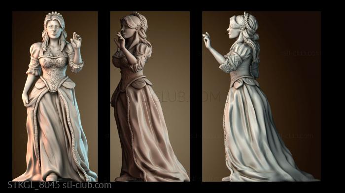 Статуэтки девушки STKGL_8045