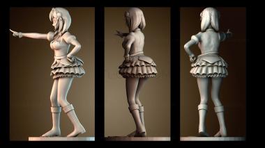 3D модель Женщина коносуба юнюн (STL)