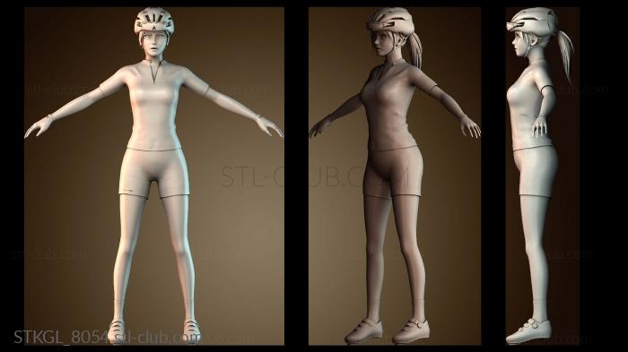 Статуэтки девушки STKGL_8054