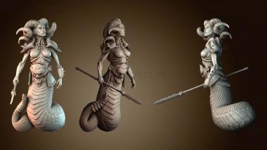 3D модель Женщина Змея Принцесса (STL)