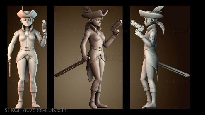 Статуэтки девушки STKGL_8078