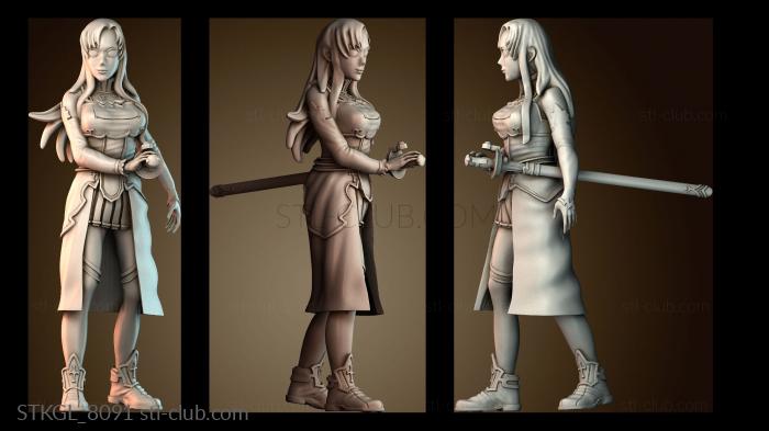 Статуэтки девушки STKGL_8091