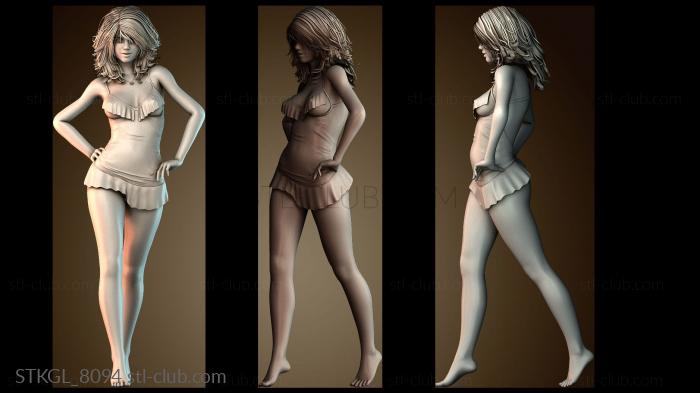 Статуэтки девушки STKGL_8094