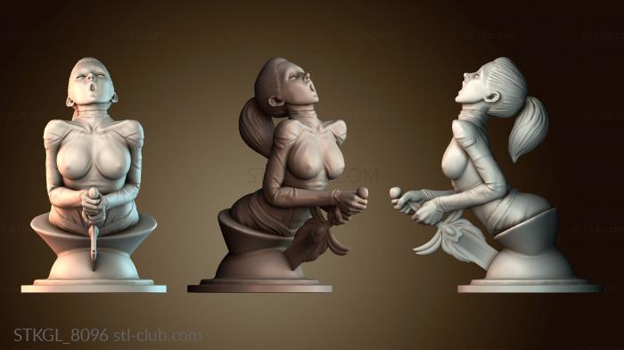 Статуэтки девушки STKGL_8096