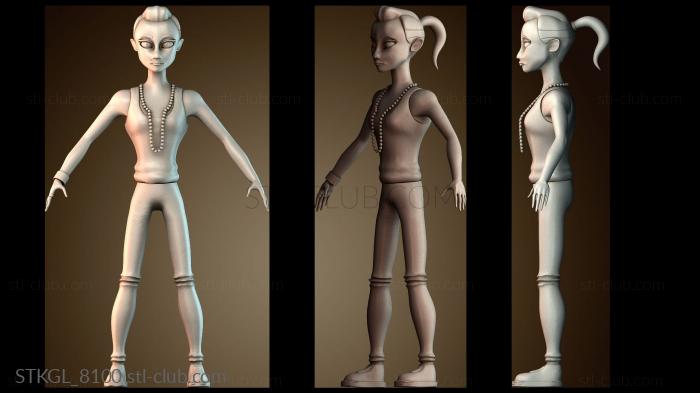 Статуэтки девушки STKGL_8100