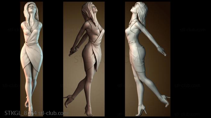 Статуэтки девушки STKGL_8114