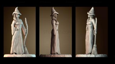 3D модель Женщина ведьма (STL)
