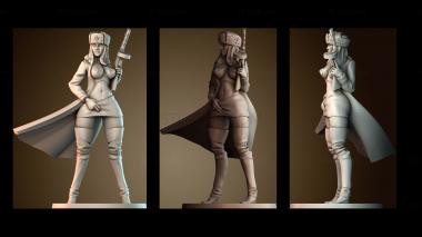 3D модель Руслана Женщины (STL)