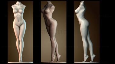 3D модель Подставка для ног девушки (STL)