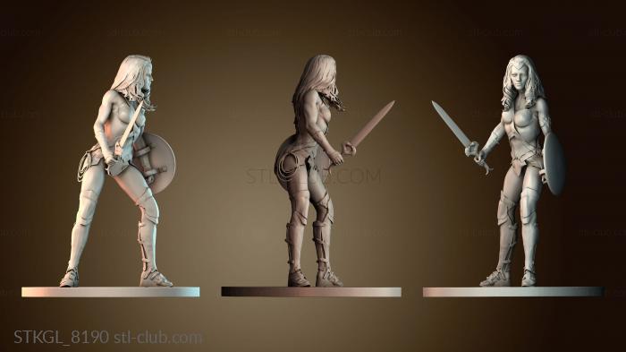 Статуэтки девушки STKGL_8190