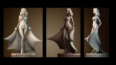 3D модель Мисс Вампирелла (STL)