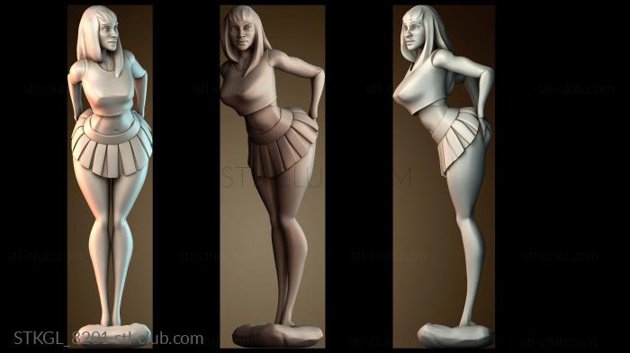 Статуэтки девушки STKGL_8201