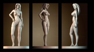 3D модель Женское децимированное нижнее белье (STL)