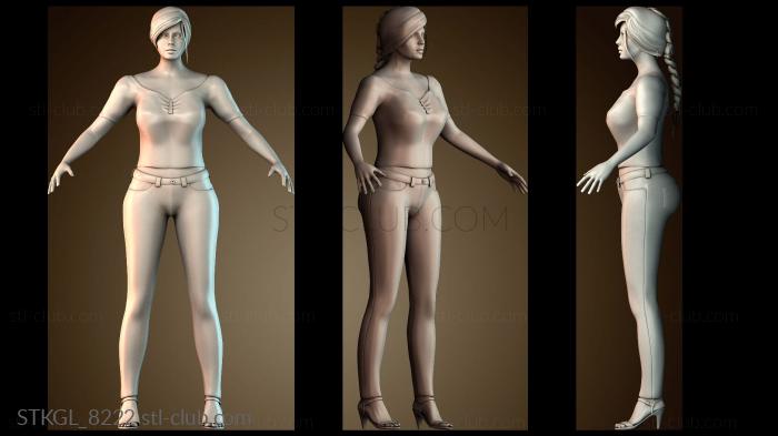 Статуэтки девушки STKGL_8222