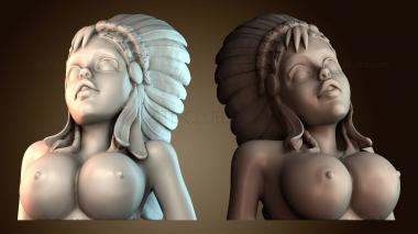 3D модель Коренная женщина (STL)