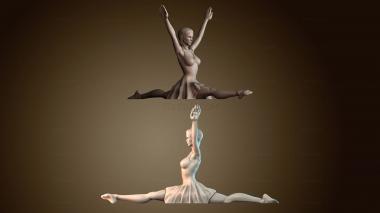 3D модель Шпагат «Мисс Балерина» (STL)