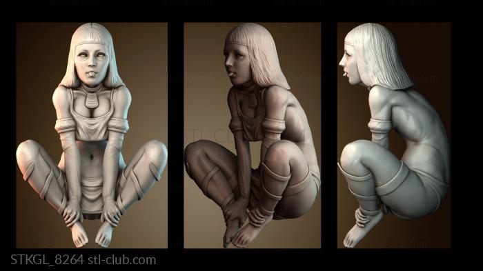 Статуэтки девушки STKGL_8264