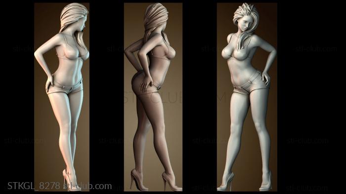 Статуэтки девушки STKGL_8278