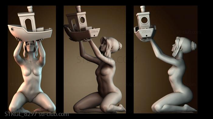 Статуэтки девушки STKGL_8297