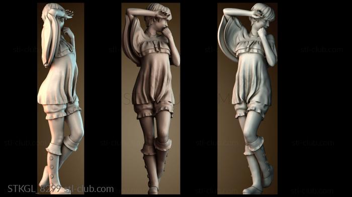 Статуэтки девушки STKGL_8299