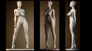 3D модель Девушка в нижнем белье (STL)