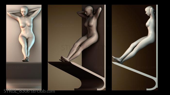 Статуэтки девушки STKGL_8306