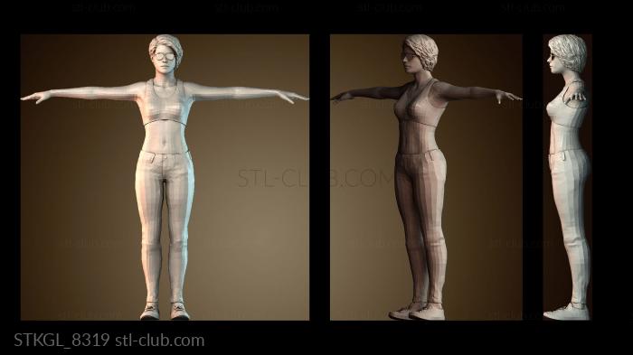Статуэтки девушки STKGL_8319