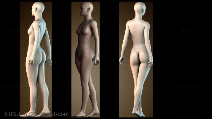 Статуэтки девушки STKGL_8325