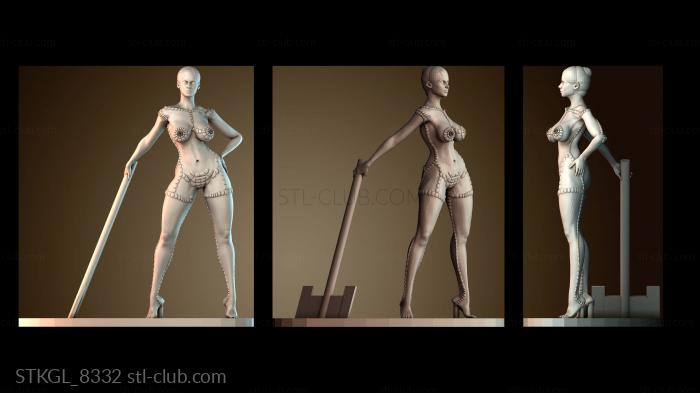 Статуэтки девушки STKGL_8332