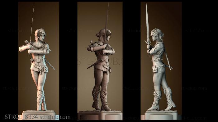 Статуэтки девушки STKGL_8334