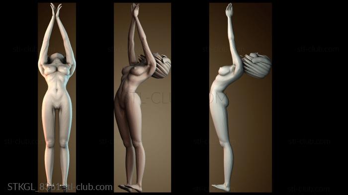 Статуэтки девушки STKGL_8361