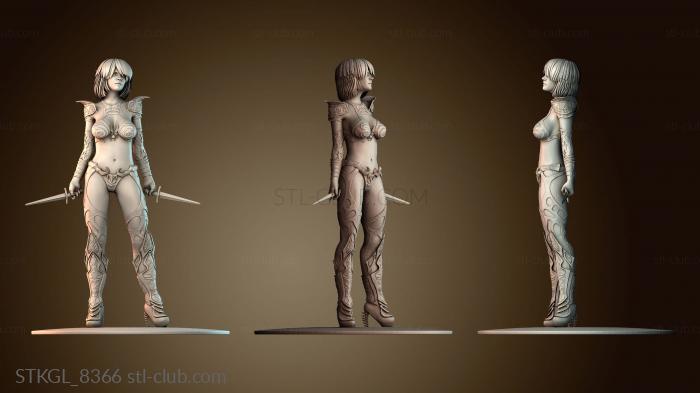 Статуэтки девушки STKGL_8366