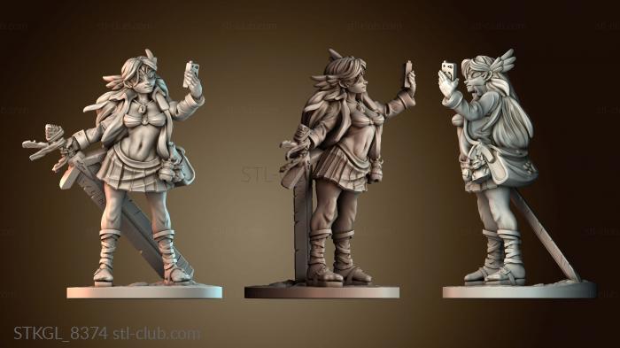 Статуэтки девушки STKGL_8374