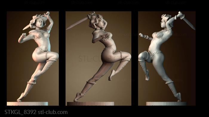 Статуэтки девушки STKGL_8392