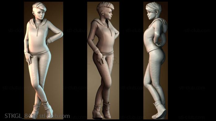Статуэтки девушки STKGL_8416