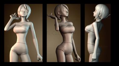 3D модель Статуя мисс Нами (STL)