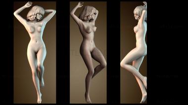 3D модель Мисс Лежа на спине (STL)