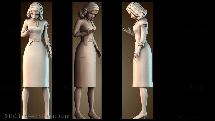 Статуэтки девушки STKGL_8443