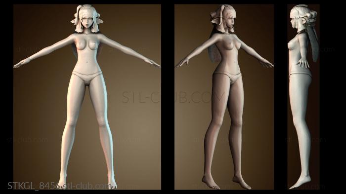 Статуэтки девушки STKGL_8456