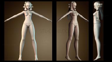 3D модель Мисс Эртейя (STL)